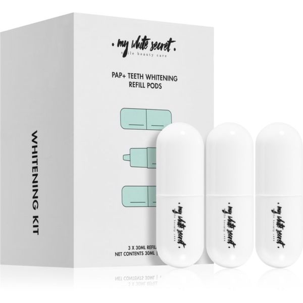 My White Secret My White Secret PAP+ Teeth Whitening Refill Pods aktivacijski gel za izbjeljivanje zamjensko punjenje 3x10 ml