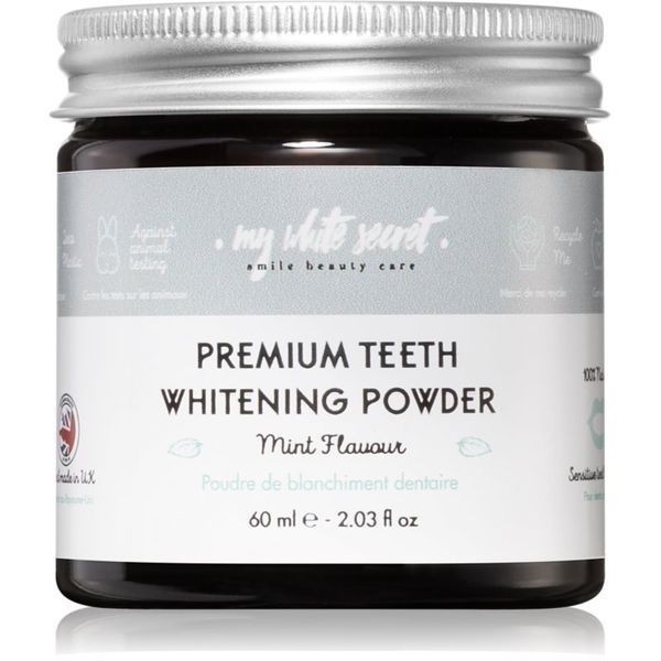My White Secret My White Secret Whitening Powder puder za izbjeljivanje zuba za osjetljive zube 60 ml