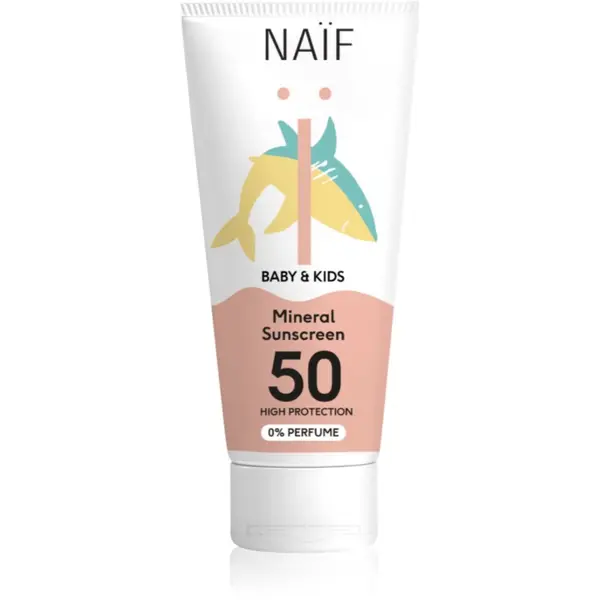 Naif Naif Baby & Kids Mineral Sunscreen SPF 50 0 % Perfume zaštitna krema za djecu 100 ml