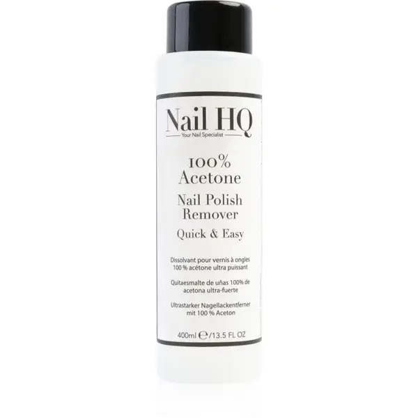 Nail HQ Nail HQ 100% Acetone sredstvo za skidanje laka s noktiju 400 ml