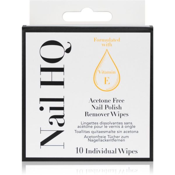 Nail HQ Nail HQ Acetone Free maramice za uklanjanje gel laka bez acetona 10 kom