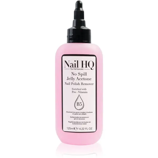 Nail HQ Nail HQ No Spill Jelly Acetone sredstvo za skidanje laka s noktiju s vitaminom E 125 ml