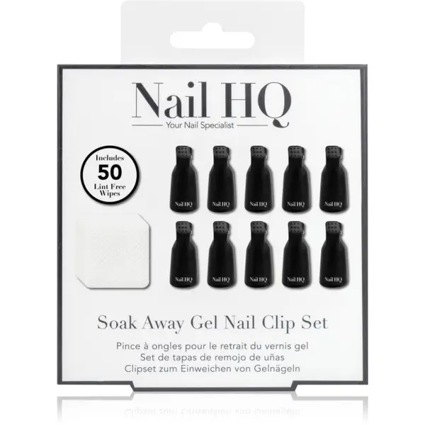 Nail HQ Nail HQ Soak Away Gel Nail Clip Set set za uklanjanje gel i akrilnih noktiju