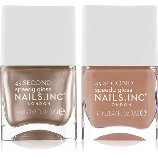 Nails Inc. Nails Inc. 45 Second Mocha Mousse set lakova za nokte