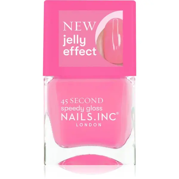 Nails Inc. Nails Inc. 45 Second Speedy Gloss brzosušeći lak za nokte nijansa Isabella 14 ml