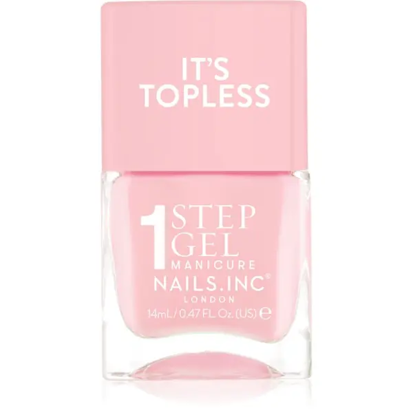 Nails Inc. Nails Inc. It’s Topless gel lak za nokte za dugotrajni efekt nijansa Sabrina 14 ml