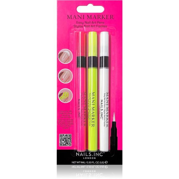 Nails Inc. Nails Inc. Mani Marker Trio set za manikuru 3x3 ml