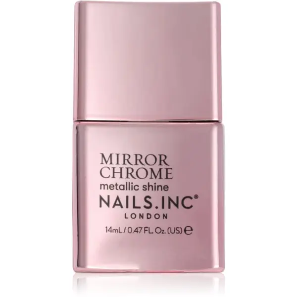 Nails Inc. Nails Inc. Mirror Chrome lak za nokte s visokim sjajem nijansa You're being Chromatic 14 ml