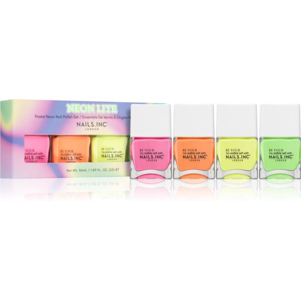 Nails Inc. Nails Inc. Neon Lite Nail Polish Set set lakova za nokte