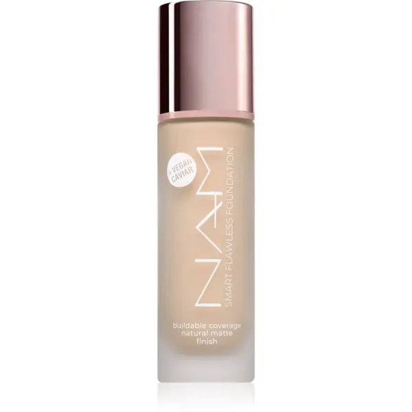 NAM NAM Smart Flawless dugotrajni matirajući puder nijansa 4 Almond 30 ml