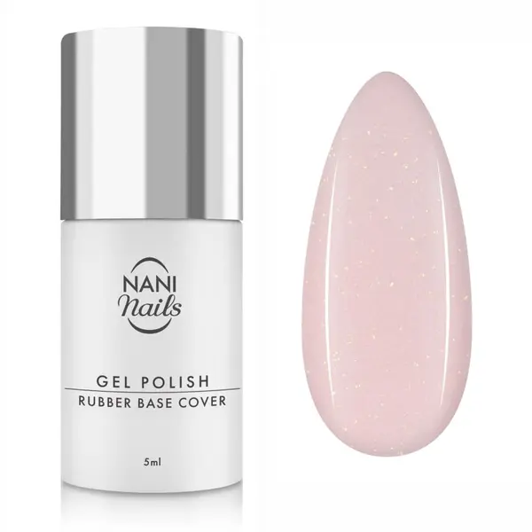 NaniNails NaniNails NANI Rubber Base bazni gel lak nijansa Glem Muse 5 ml