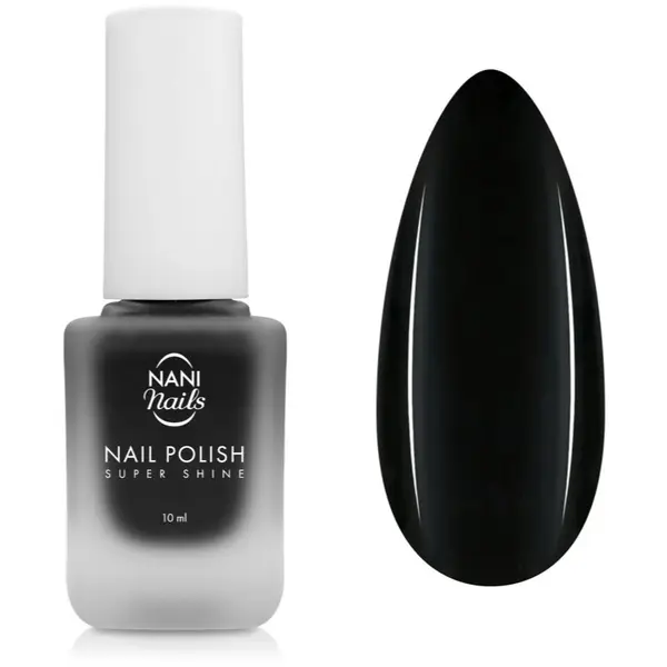 NaniNails NaniNails NANI Super Shine dugotrajni lak za nokte nijansa Black Velvet 10 ml