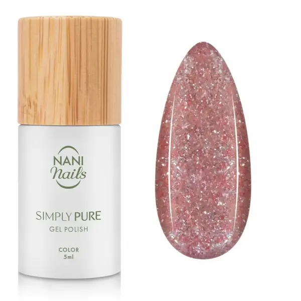 NaniNails NaniNails Simly Pure gel lak za nokte s korištenjem UV/LED lampe nijansa Rosy Bronze 5 ml