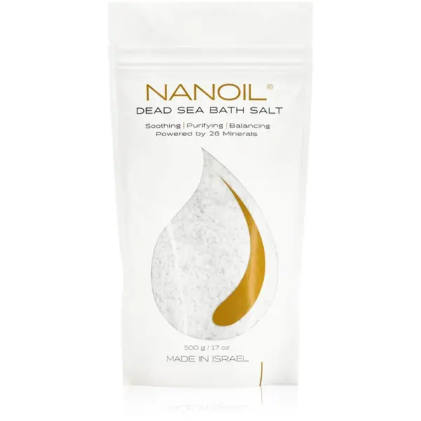 Nanoil Nanoil Dead sea Bath salt sol za kupku s mineralima iz mrtvog mora 500 g