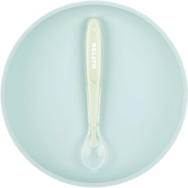 NATTOU NATTOU Tableware Set of 2 Pieces set pribora za jelo za djecu Mint 2 kom