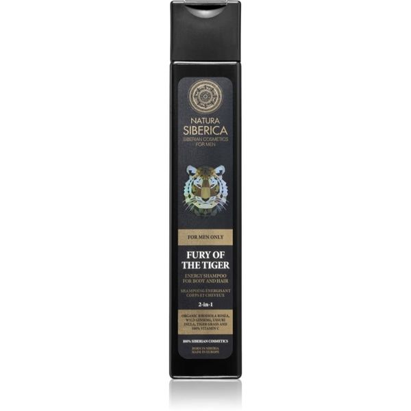 Natura Siberica Natura Siberica For Men Only energetski šampon za kosu i tijelo 250 ml