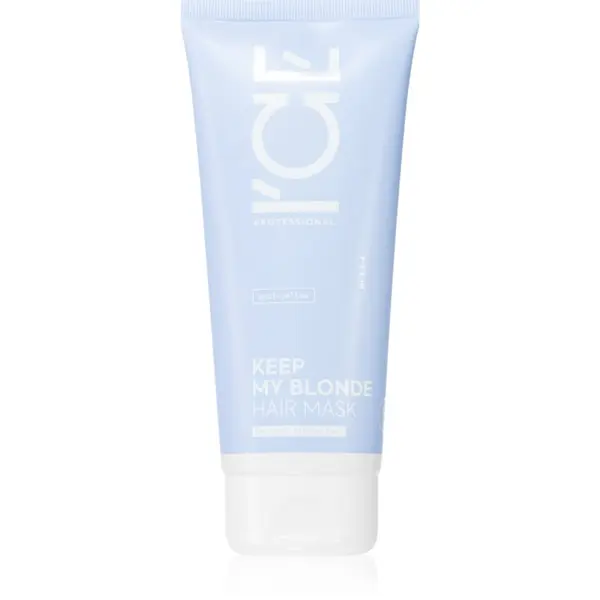 Natura Siberica Natura Siberica ICE Professional Keep My Blonde regenerirajuća maska za posvijetljenu, hladno plavu kosu s pramenovima 200 ml