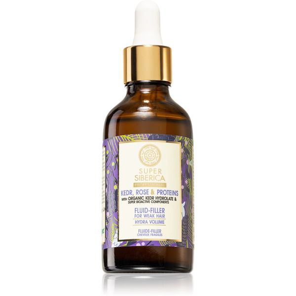Natura Siberica Natura Siberica Kedr, Rose & Protein hranjivi serum za oslabljenu kosu 50 ml