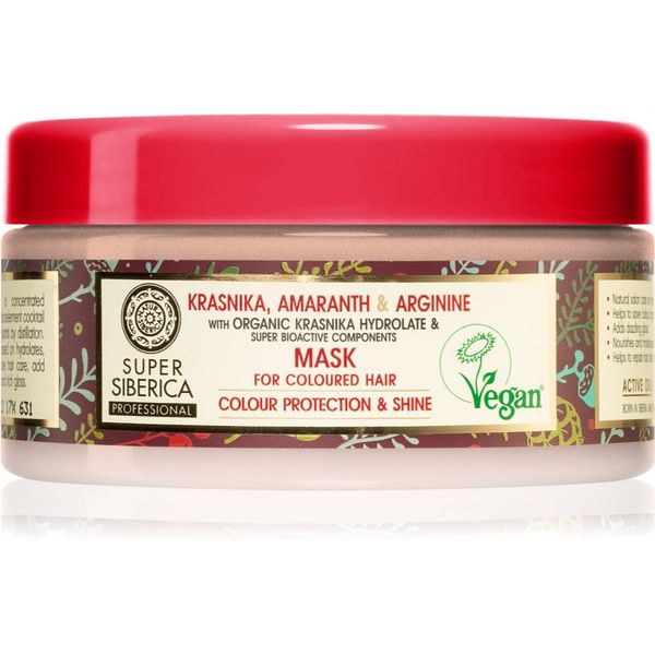 Natura Siberica Natura Siberica Krasnika, Amaranth & Arginine tretmanska maska za obojenu kosu 300 ml