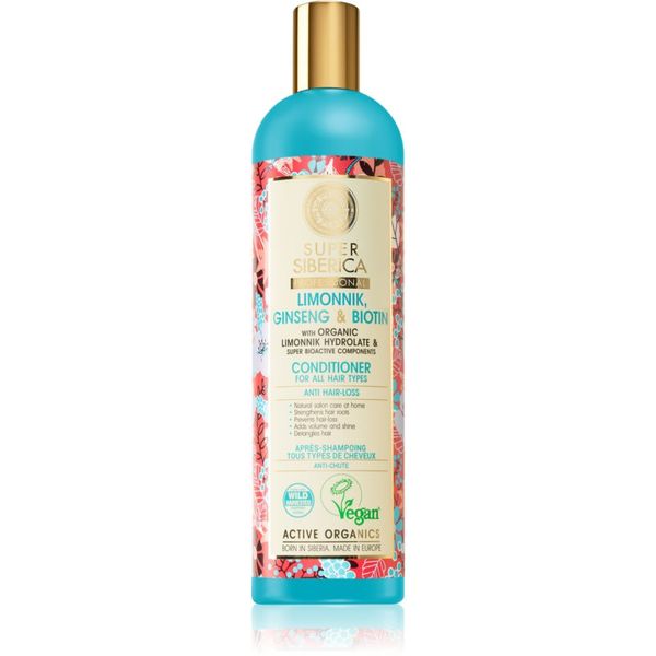 Natura Siberica Natura Siberica Limonnik, Ginseng & Biotin balzam za učvršćivanje protiv gubitka kose 400 ml
