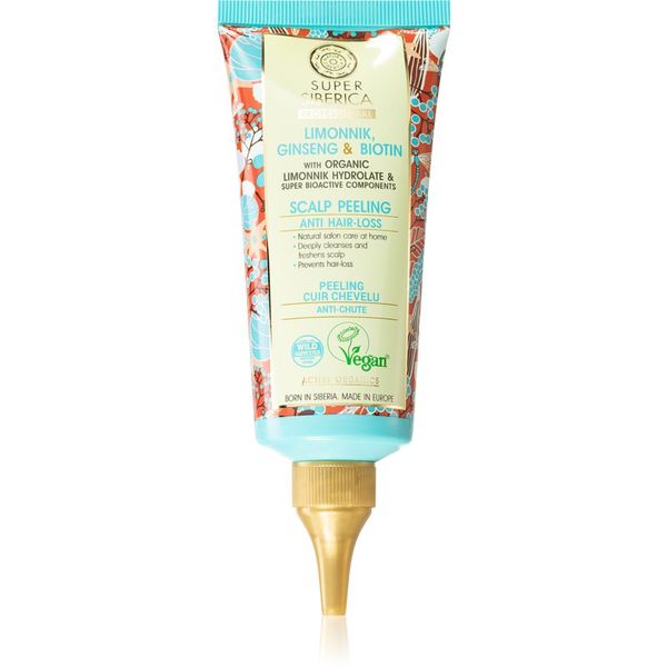 Natura Siberica Natura Siberica Limonnik, Ginseng & Biotin piling za kosu protiv gubitka kose 100 ml