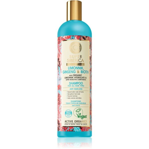 Natura Siberica Natura Siberica Limonnik, Ginseng & Biotin šampon protiv gubitka kose 400 ml