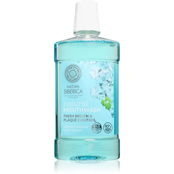 Natura Siberica Natura Siberica Natural Mouthwash Fresh Breath & Plaque Control vodica za usta za svježi dah 520 ml