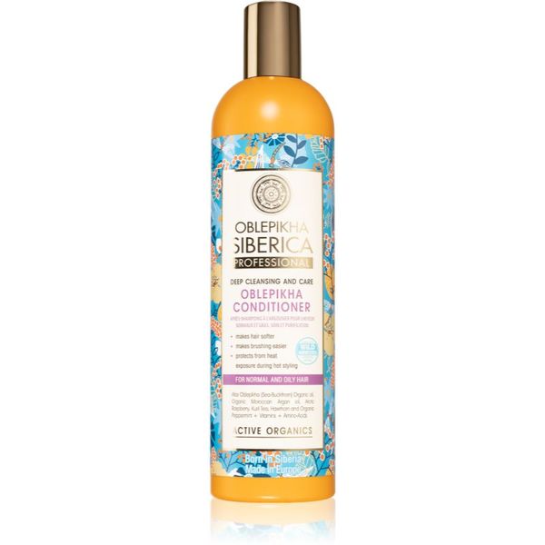 Natura Siberica Natura Siberica Oblepikha (Sea-Buckthorn) regenerator za dubinsko čišćenje za normalnu i masnu kosu 400 ml