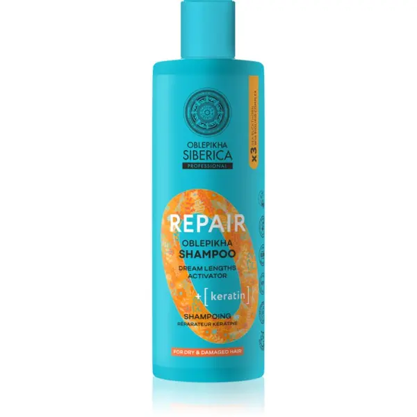 Natura Siberica Natura Siberica Oblepikha Siberica Repair regenerirajući šampon za suhu i oslabljenu kosu 400 ml