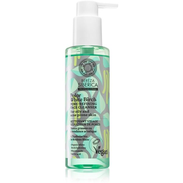 Natura Siberica Natura Siberica Polar White Birch gel za čišćenje za sužavanje pora 145 ml