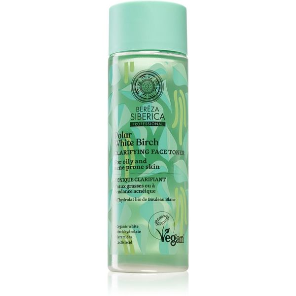 Natura Siberica Natura Siberica Polar White Birch posvjetljujući tonik za masno i problematično lice 200 ml