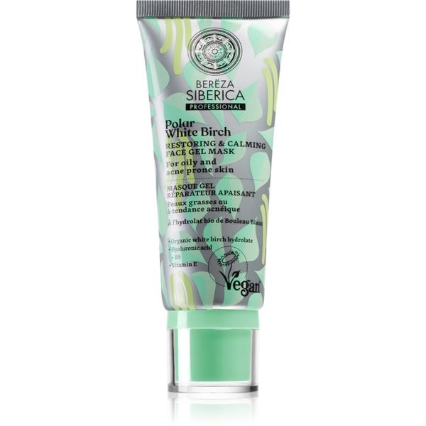 Natura Siberica Natura Siberica Polar White Birch umirujuća maska za regeneraciju za masno i problematično lice 100 ml