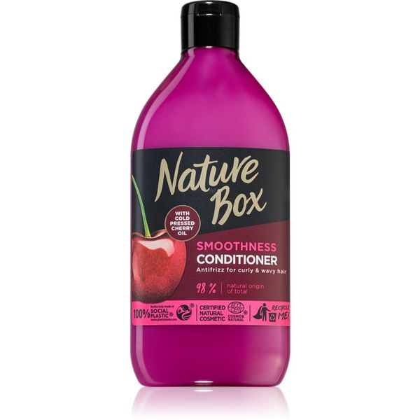 Nature Box Nature Box Cherry regenerator za zaglađivanje za neposlušnu i anti-frizz kosu 385 ml