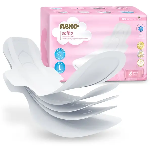 NENO NENO Soffio higijenski ulošci nakon poroda s krilima 8 kom