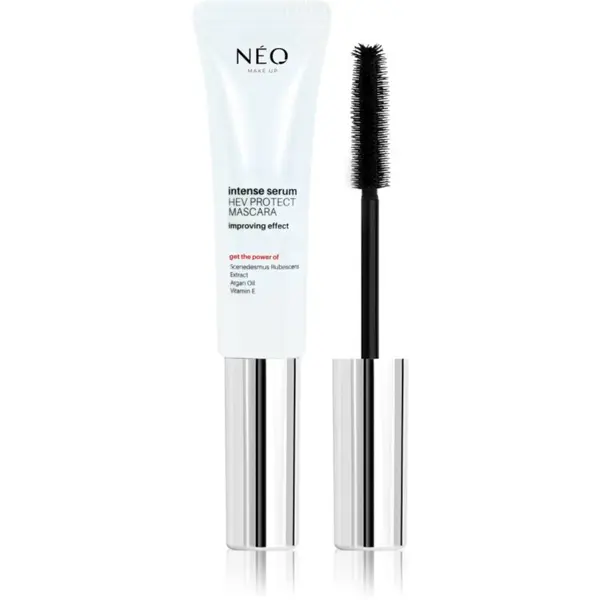NEO MAKE UP NEO MAKE UP Intense Serum HEV Protect Mascara maskara za volumen i gustoću trepavica nijansa Black 9 ml