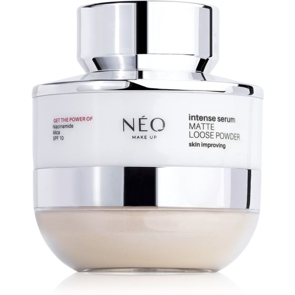 NEO MAKE UP NEO MAKE UP Intense Serum Matte Loose Powder matirajući puder u prahu s aplikatorom nijansa Translucent 10 g