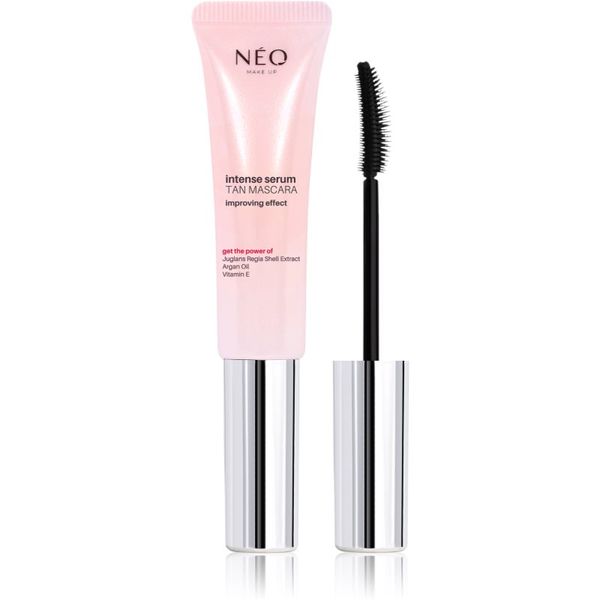NEO MAKE UP NEO MAKE UP Intense Serum Tan Mascara hranjiva maskara s regenerirajućim učinkom nijansa Black 9 ml