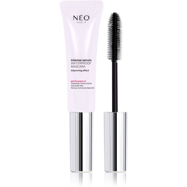 NEO MAKE UP NEO MAKE UP Intense Serum Waterproof Mascara vodootporna maskara za volumen i razdvajanje trepavica nijansa Black 9 ml