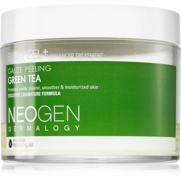 Neogen Dermalogy Neogen Dermalogy Bio-Peel+ Gauze Peeling Green Tea blazinice za piling lica za sjaj i hidrataciju 30 kom