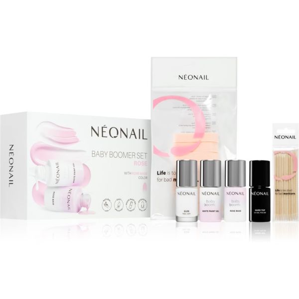 NeoNail NEONAIL Baby Boomer Set Rose set za perfektnu manikuru nijansa Rose 1 kom