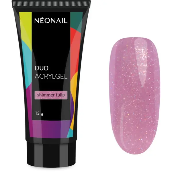 NeoNail NEONAIL Duo Acrylgel Shimmer Tulip gel za gelirane i akrilne nokte 15 g