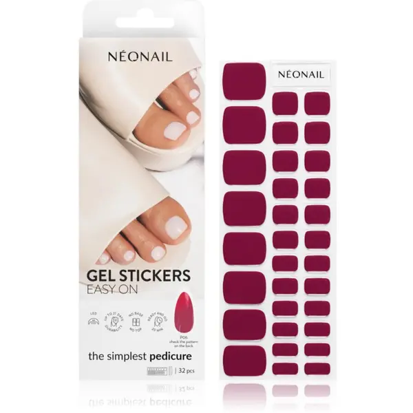 NeoNail NEONAIL Easy On Gel Stickers Naljepnice za nokte s upotrebom UV/LED lampe nijansa P06 32 kom