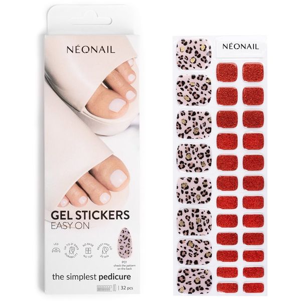 NeoNail NEONAIL Easy On Gel Stickers Naljepnice za nokte za stopala nijansa P01 32 kom