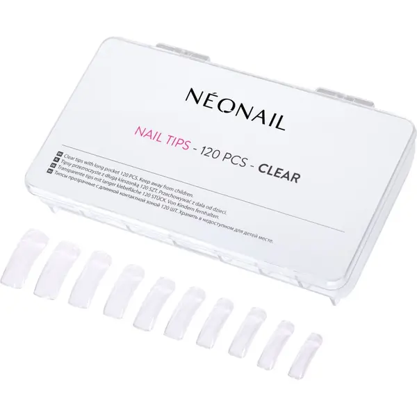 NeoNail NEONAIL Nail Tips Umjetni nokti tip Clear 120 kom