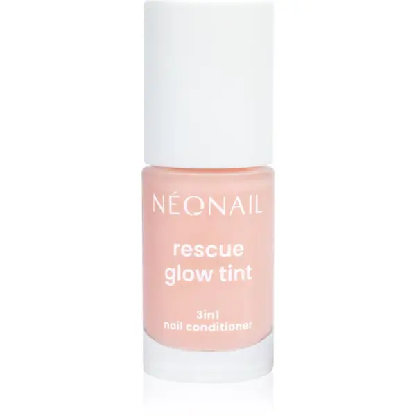 NeoNail NEONAIL Rescue Glow Tint 3in1 Nail Conditioner lak za njegu noktiju nijansa Peachy Peach 7.2 ml