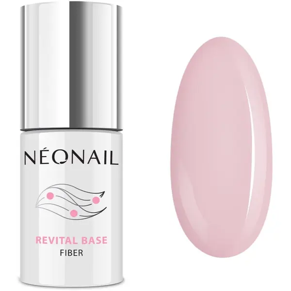 NeoNail NEONAIL Revital Base Fiber bazni gel lak za gelirane i akrilne nokte nijansa Creamy Splash 7,2 ml