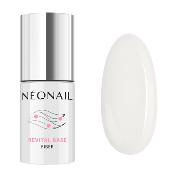 NeoNail NEONAIL Revital Base Fiber bazni gel lak za gelirane i akrilne nokte nijansa Milky Cloud 7,2 ml