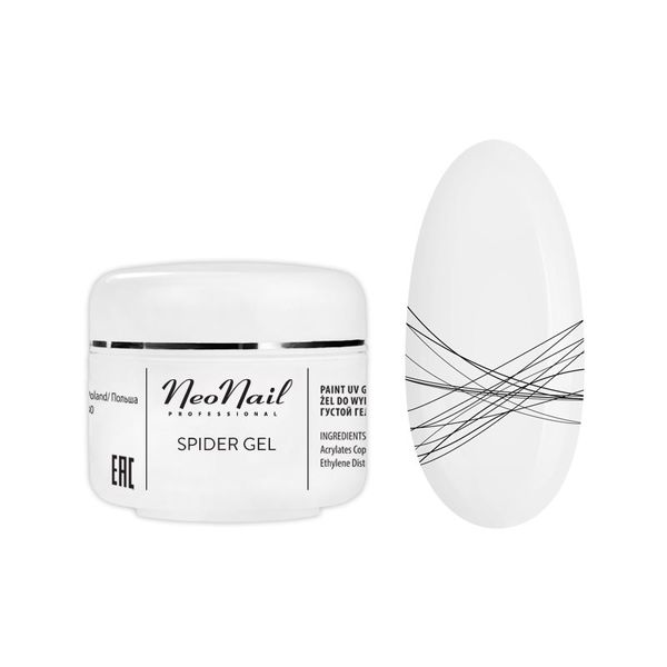 NeoNail NeoNail Spider Gel gel za nokte nijansa Black 5 ml