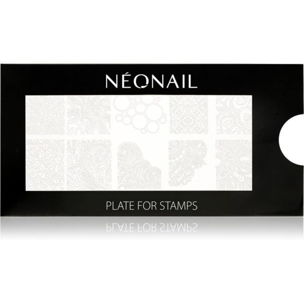 NeoNail NEONAIL Stamping Plate Šablone za nokte tip 01 1 kom