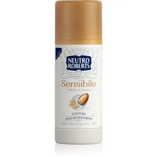 Neutro Roberts Neutro Roberts Avena e Argan čvrsti dezodorans bez aluminijskih soli za osjetljivu kožu 40 ml